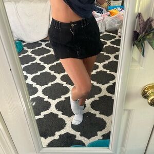 Thrifted black skirt